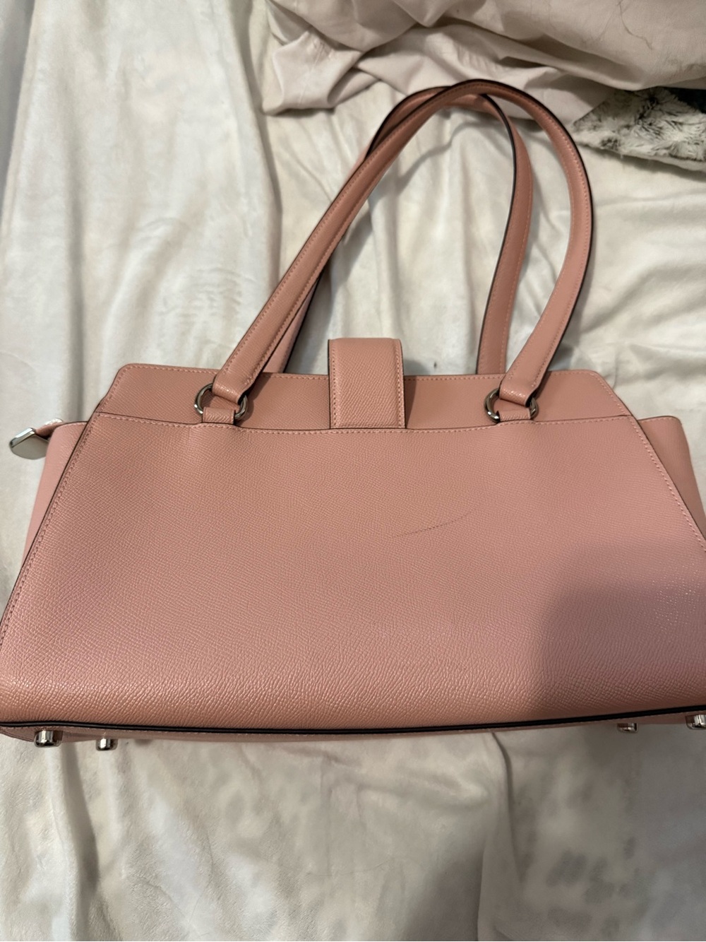 Coach Women's Pink Structured Shoulder Bag - Picture 2 of 8